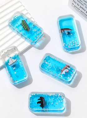 网红同款对对碰入油小摆件流沙