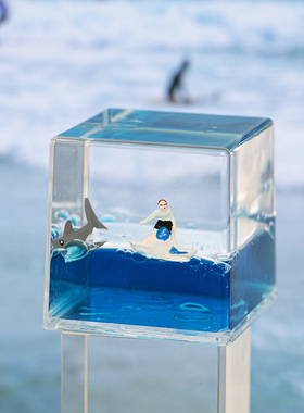 地中海帆船油滴液体沙漏办公