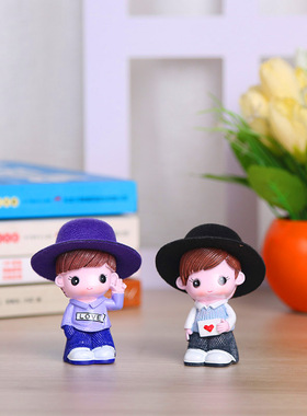 卡通娃娃家居摆件全家福儿童