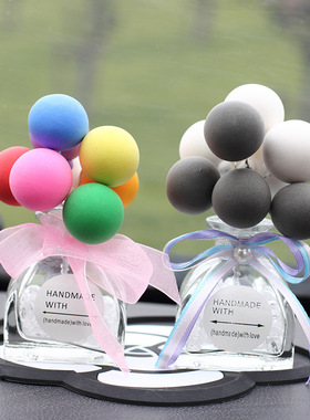 仪表台蛋糕烘焙可爱风汽车摆件