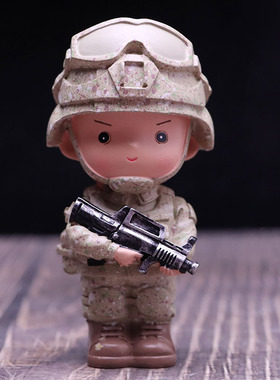 铁血军魂特种兵军人手办小学生