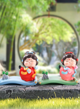 文创旅游纪念品摆件唐小环江山