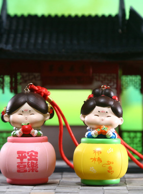 唐小糖祈福花灯唐仕女西安可爱