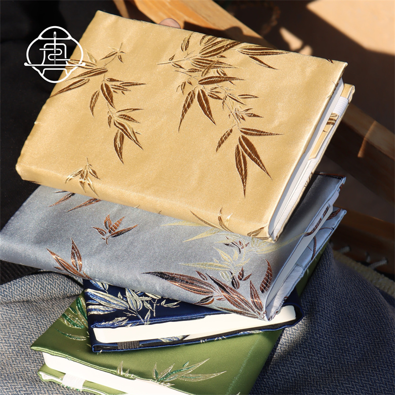 真我 竹 缎面古风手工布书衣中国风书套A5 A6 记事本随身手帐本套,淘宝优惠券,粉丝福利购,淘宝优惠卷
