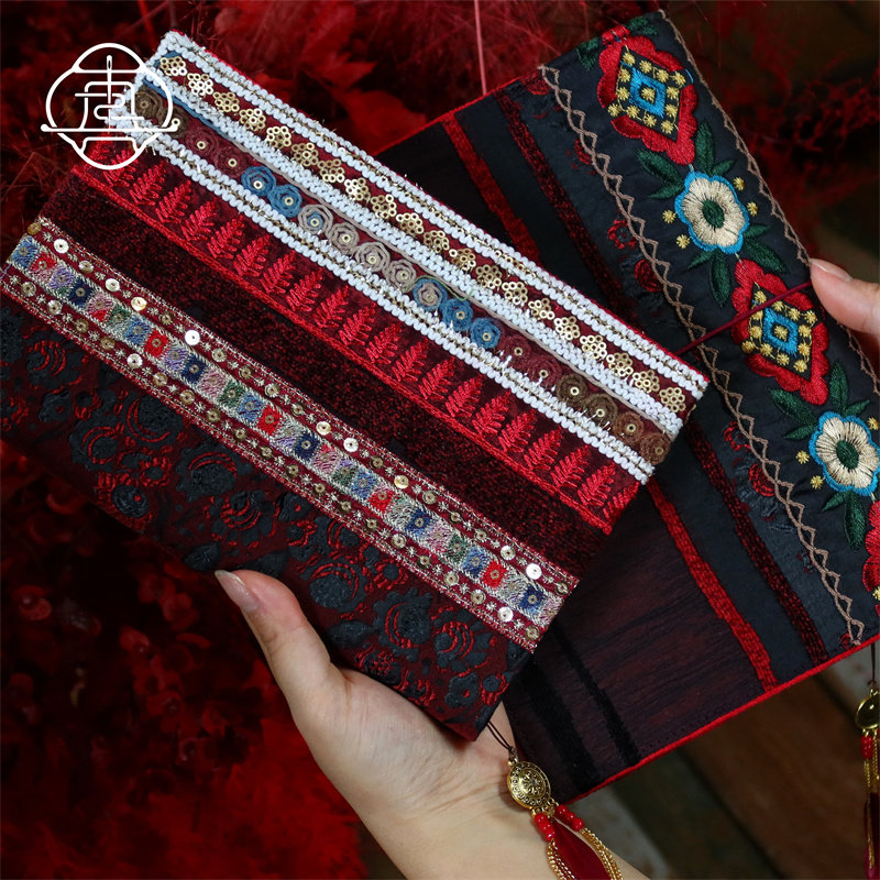 真我 藏花秘语 原创民族重工手账本手帐手工布书衣日记笔记本a5a6,淘宝优惠券,粉丝福利购,淘宝优惠卷