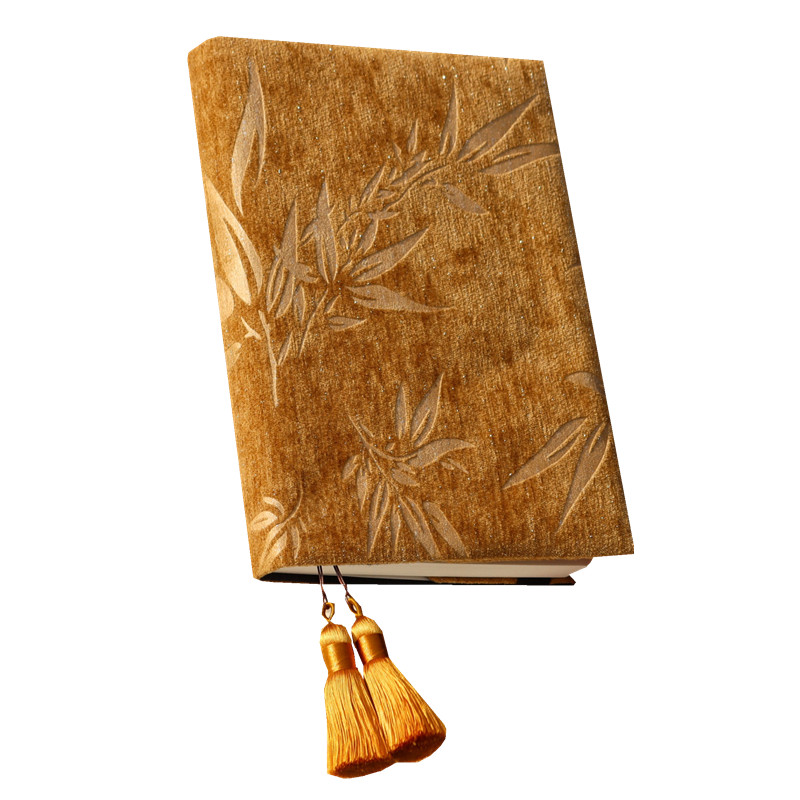 真我 灵光古竹 复古绒国风新中式手账本布书衣A5A6日记送走心礼物 - 图3