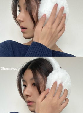 保暖耳罩sunsway仿兔毛