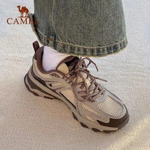 骆驼追光慢跑鞋防滑透气复古休闲运动鞋