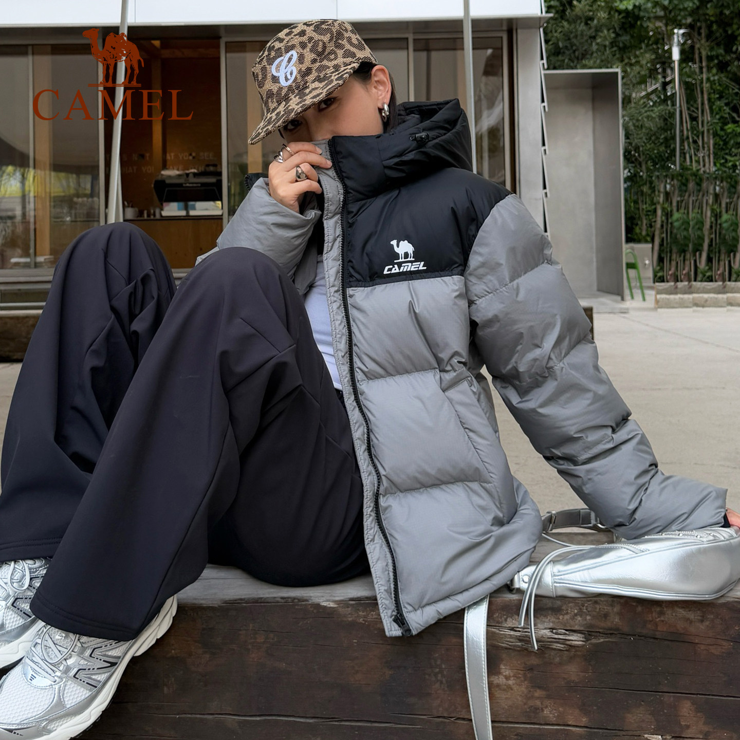 骆驼运动羽绒服女冬新款鸭绒防泼水防风保暖加厚连帽面包服外套男,淘宝优惠券,粉丝福利购,淘宝优惠卷