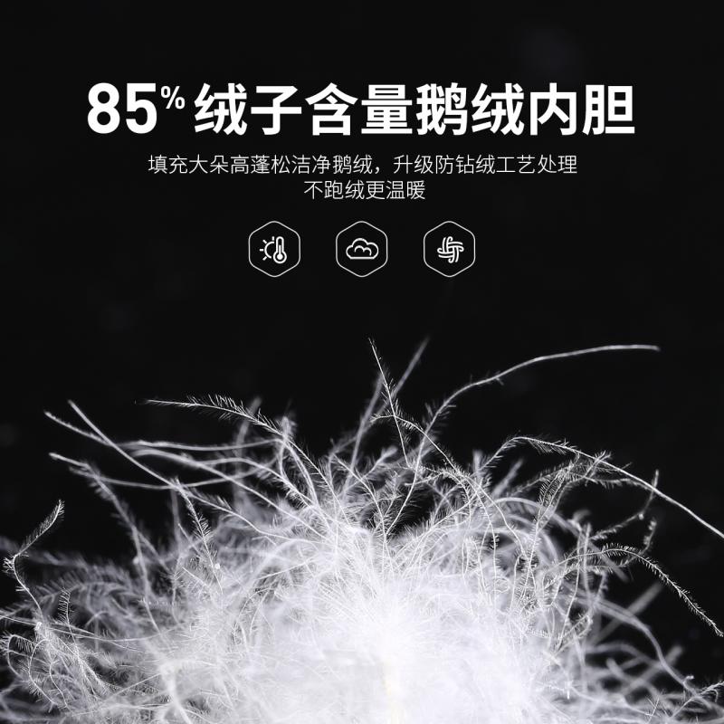 骆驼大鹅冲锋衣男三防鹅绒内胆羽绒服秋冬款三合一防风防水外套女