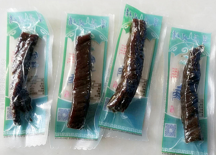 包邮内蒙古草原村手撕风干牛肉干小零食特产 200g独立包装-图2