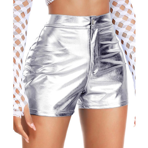 Shiny shorts, tight fitting party costume women's pants girl - 图0