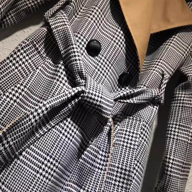 Regular mid-length fashionable windbreaker mid-length coat