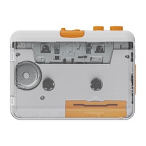 Transparent style old nostalgic dual track USB tape card with machine player with body listening tape turn MP3 single release machine