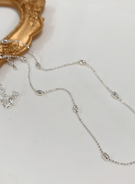 小米珠豆豆项链女高级感轻奢小众