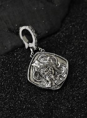 扎基拉姆藏族面具女神万能扣吊坠