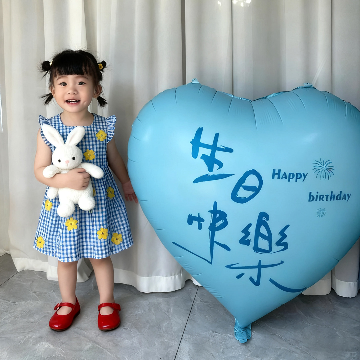 40寸蓝色大爱心气球铝膜装饰生日派对氛围仪式感场景布置拍照道具,淘宝优惠券,粉丝福利购,淘宝优惠卷