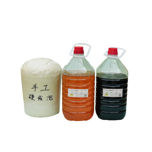发泡胶聚氨酯黑白料管道保温冰箱热水器保温料手工硬泡填充发泡胶 - 图3
