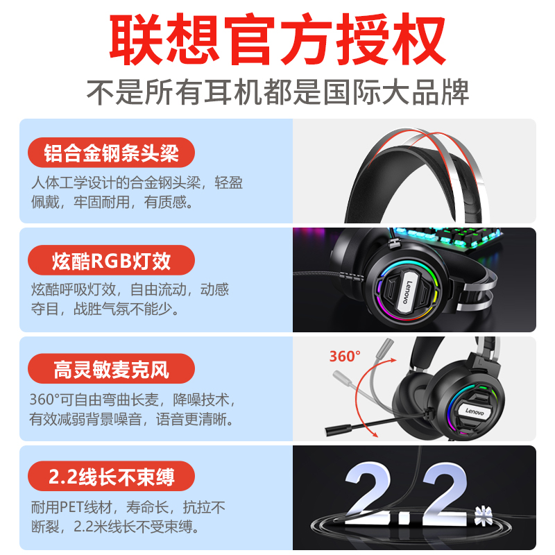 Lenovo/联想电脑头戴耳机_热品库_性价比省钱购