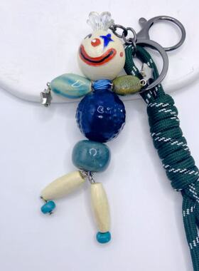 手工潮流个性汽车钥匙扣包挂