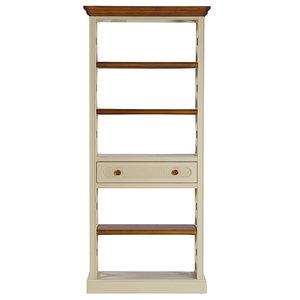 左拉家居Kamel卡梅尔美式实木书架带隔板地中海落地书架置物架