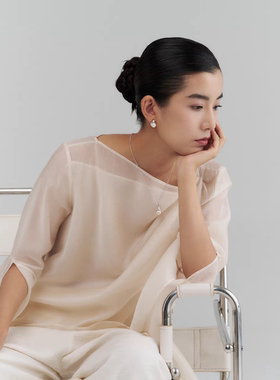 盐岛水滴挂坠项链锁骨链