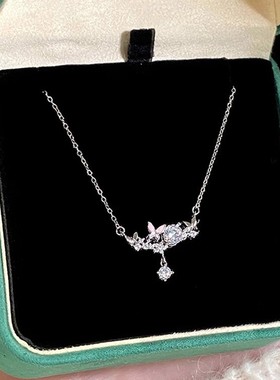 【星蝶项链】纯银田园风锁骨链