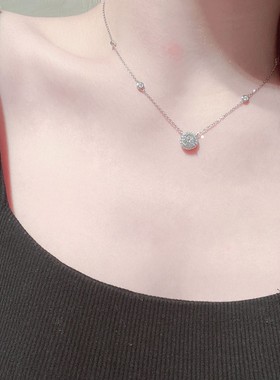 纯银星点项链2025新款女款