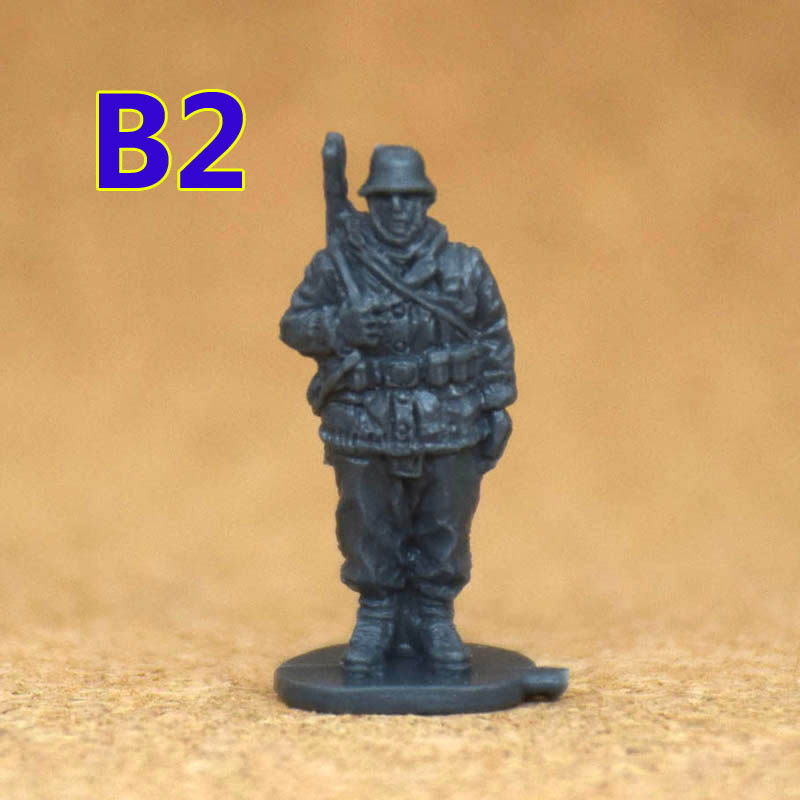 凯撒CAESAR二战1/72兵人模型警戒站岗英军国军八路军哨兵卫兵-图1