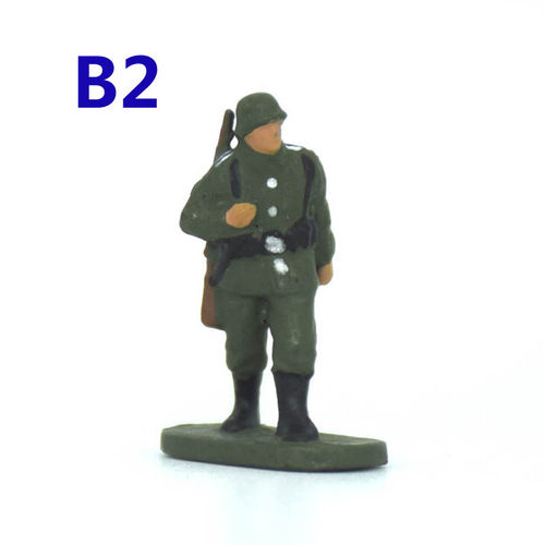 凯撒CAESAR 1:72小号已上色成品沙盘二战兵人模型 英军 美军 法军 - 图2
