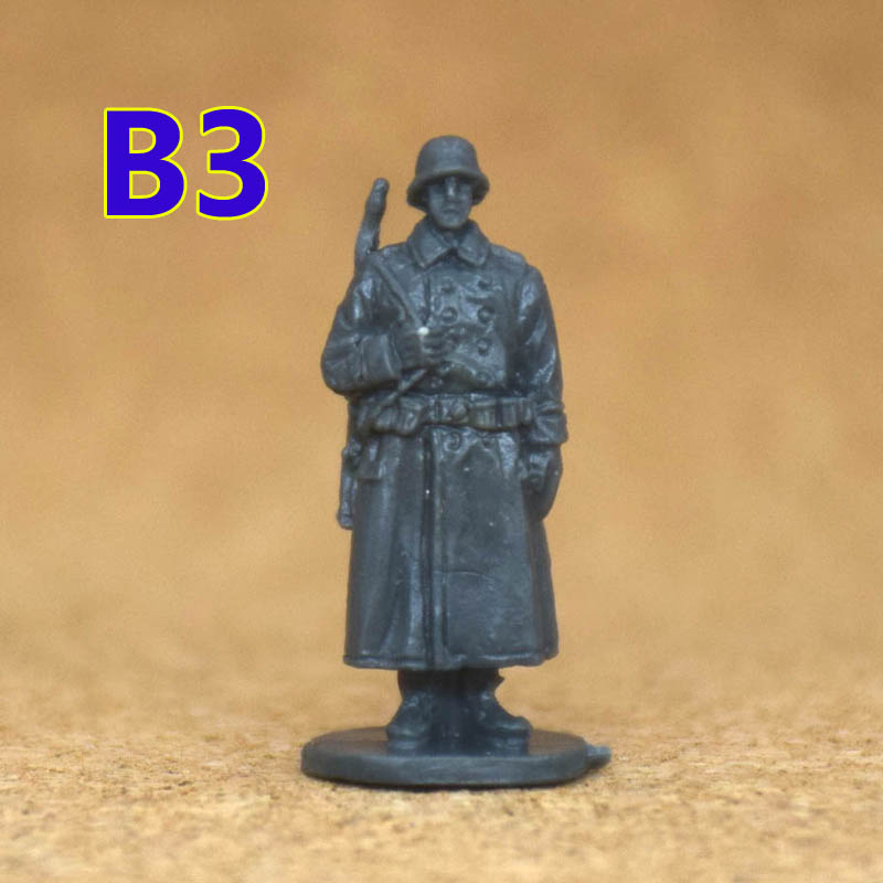 凯撒CAESAR二战1/72兵人模型 警戒站岗  英军国军八路军哨兵卫兵