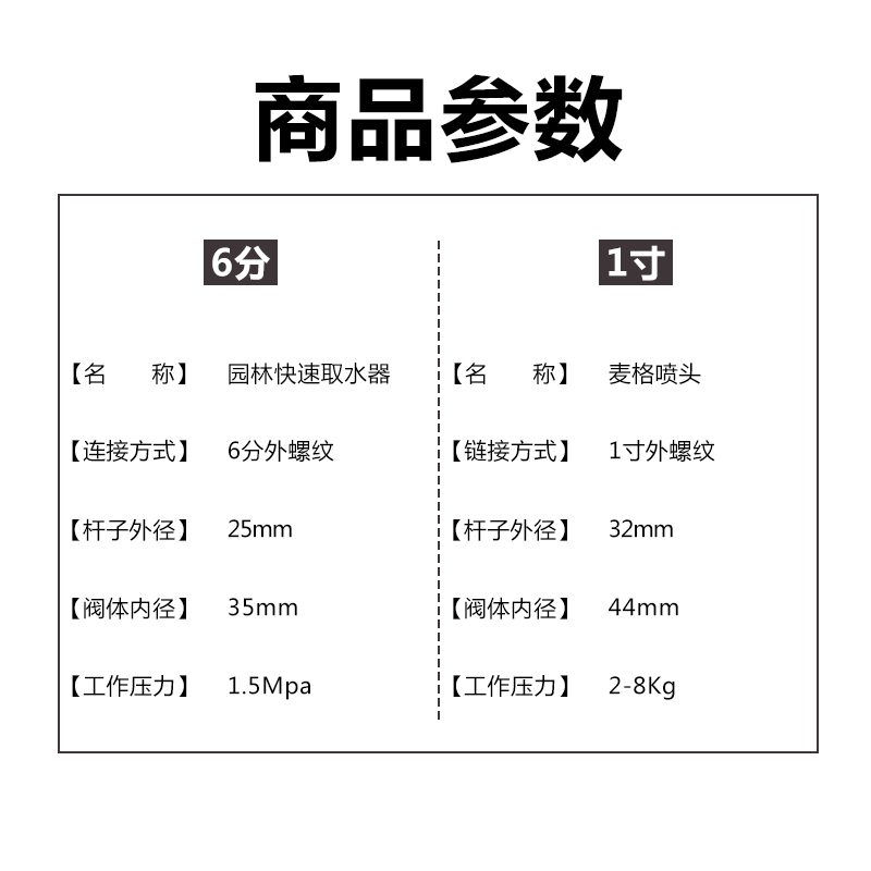 6分1寸快速取水阀园林绿化草坪取水器水管地接头地插杆阀门箱浇水