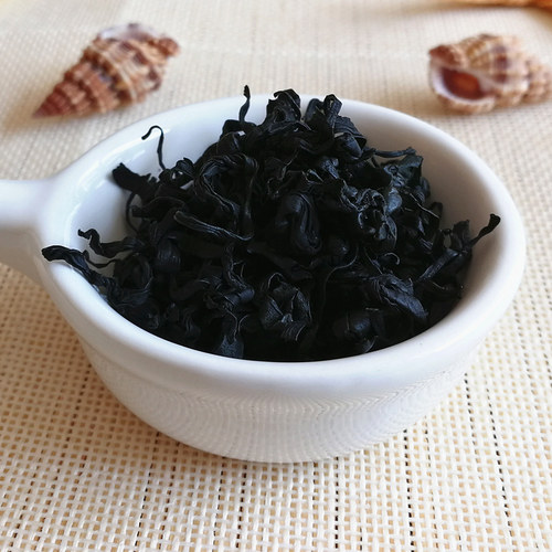 出口裙带菜大连特嫩海木耳海白菜海带芽海藻级干货送500g盐渍叶片 - 图2