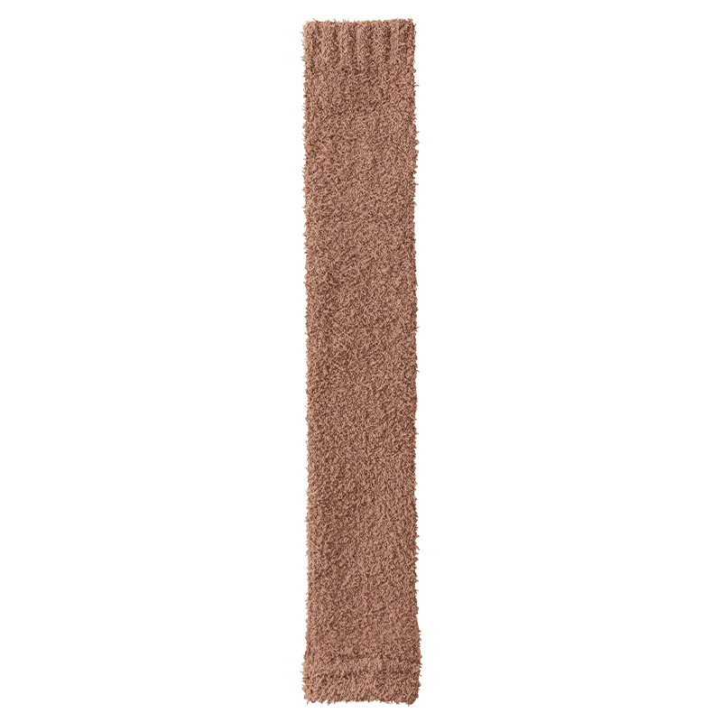 珊瑚绒腿套女士秋冬加绒加厚长筒护膝过膝袜套保暖居家护腿长筒套,淘宝优惠券,粉丝福利购,淘宝优惠卷