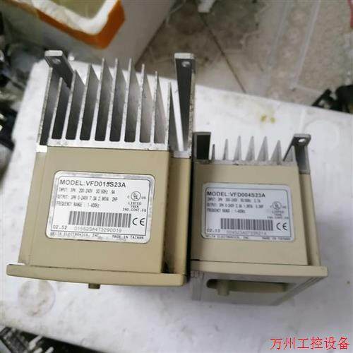 议价直拍不发:(请询价)台达S1系列变频器:VFD015S23A一台,BFD004 - 图1