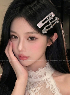 甜美小鱼发夹女侧边刘海边夹头饰