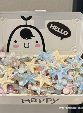 儿童海星发夹前额碎发刘海夹女童