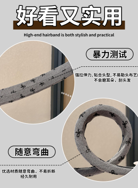 韩系蝴蝶结发箍女日常外戴高颅顶