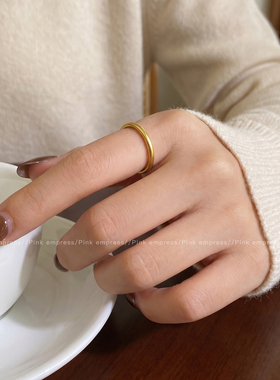 素圈戒指女2026新款精致小众设计