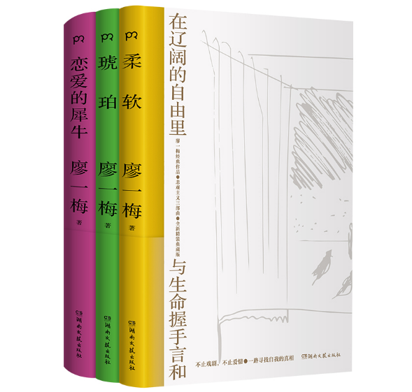 现货速发廖一梅悲观主义三部曲开篇中篇终结篇恋爱的犀牛+琥珀+柔软共3册二十年长演不衰的戏剧神话无数人的爱现当代文学散文书-图3