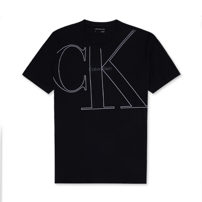 calvin klein男士休闲圆领短袖t恤 百恩海外T恤