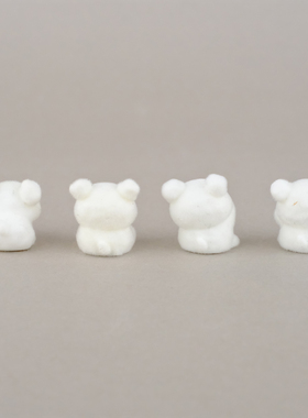 植绒小狗DIY装饰车载摆件