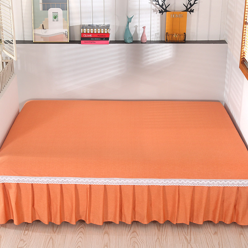 纯色榻榻米的专用床单带裙纯棉斜纹防滑网红四季通用农村炕单定制,淘宝优惠券,粉丝福利购,淘宝优惠卷