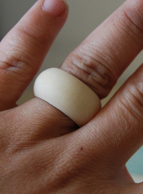 木戒指指环木胚宽12mmdiy漆器