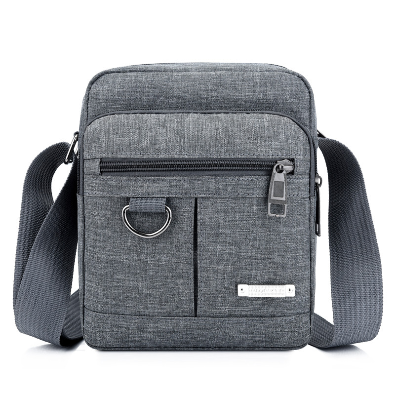 韩版时尚简约送老人轻便帆布牛津布休闲单肩小方包男士多层斜挎包,淘宝优惠券,粉丝福利购,淘宝优惠卷