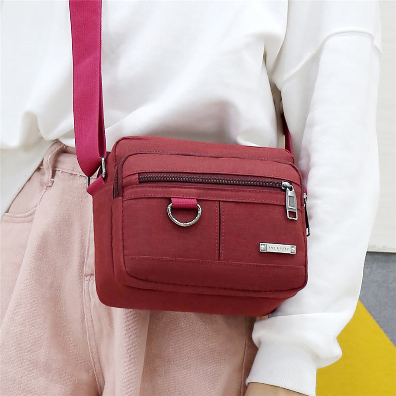 韩版时尚简约送老人轻便帆布牛津布休闲单肩小方包男士多层斜挎包,淘宝优惠券,粉丝福利购,淘宝优惠卷