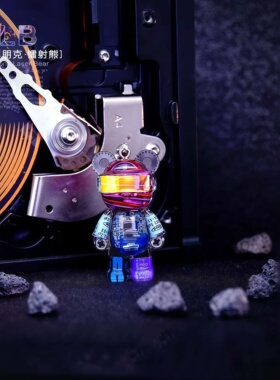 赛博朋克嘻哈风小熊项链