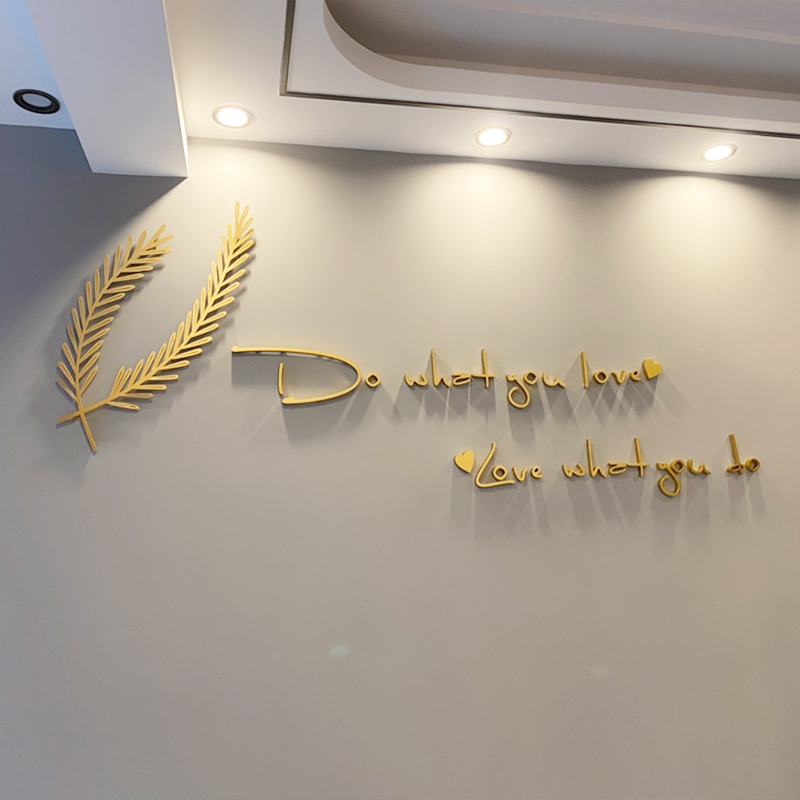 3d立体墙贴布置网红姓名艺术字母定制贴画卧室房间创意婚房装饰品 - 图0