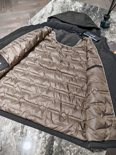 柏/玛85%鸭绒男士连帽羽绒服 高品质大朵鸭绒充绒量高连帽设计 - 图2