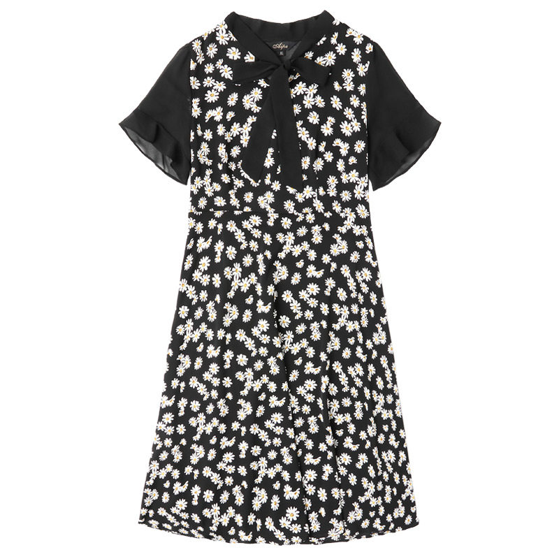 爱朴大码女装2020年新款夏碎花裙 爱朴女装大码女装